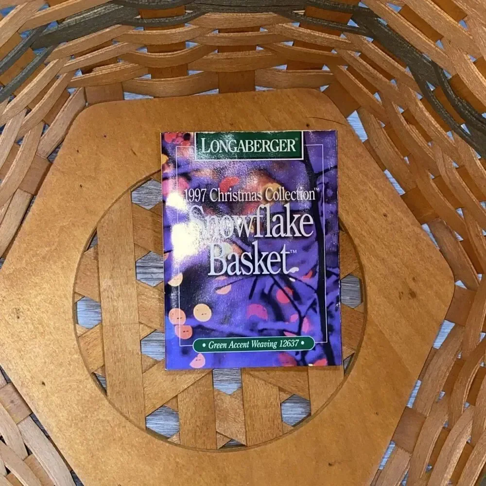 Longaberger ® Christmas Collection™ 1997 Edition Snow flake Basket™